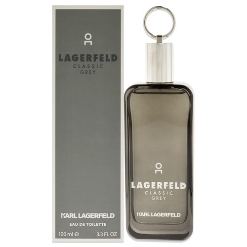 Karl Lagerfeld Classic Grey Eau de Toilette Spray for Men - 3.3 oz Fragrance