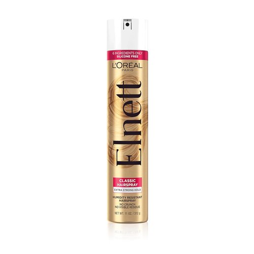 L'Oreal Paris Elnett Satin Hairspray - Extra Strong Hold for Color Treated Hair | 11 oz