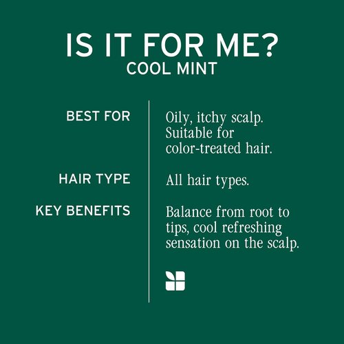 Biolage Cool Mint Shampoo - Refreshing Balancing Shampoo for Oily Scalp, Vegan & Paraben-Free