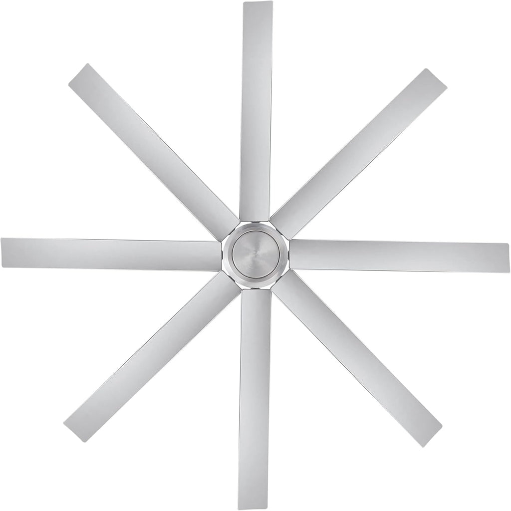 WAC Lighting Mocha XL Smart Ceiling Fan - 8 Blades in Brushed Nickel Finish