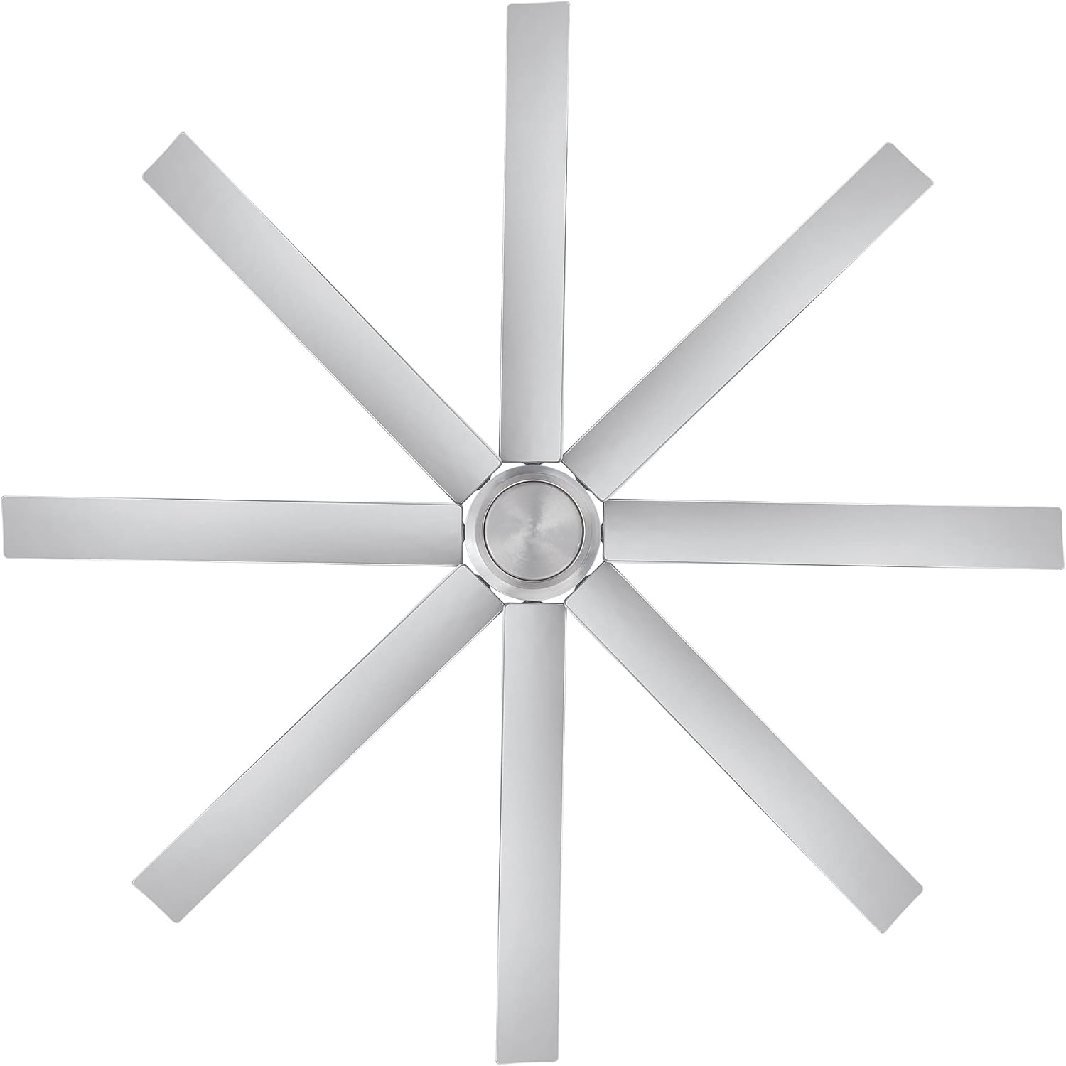 WAC Lighting Mocha XL Smart Ceiling Fan - 8 Blades in Brushed Nickel Finish