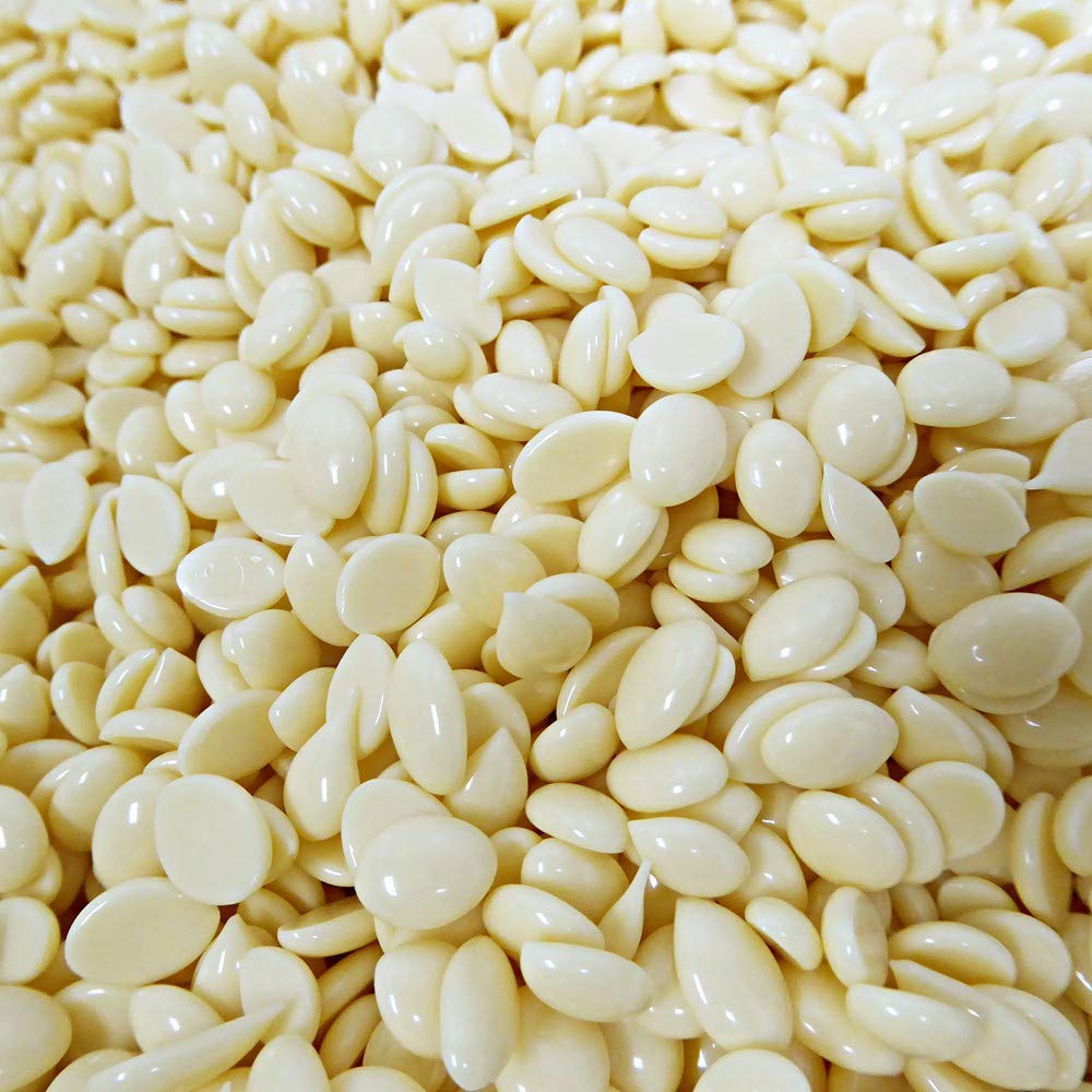 Waxness Film Hard Wax Beads White Chocolate 2.2 lb (1 kg) – Stripless Professional Hard Wax with White Chocolate Scent for Face & Body, Smooth Application – Made in Italy