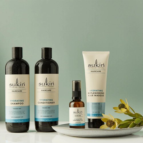 Sukin Haircare Hydrating Shampoo - Moisturizing Formula for Soft, Healthy Hair | 33.82 Ounce