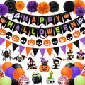 Halloween Party Decorations Set - 54 Pieces Indoor Festive Decor Kit