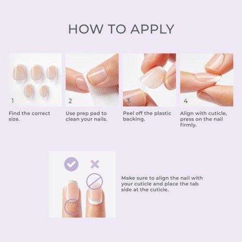 KISS imPRESS No Glue Mani Press On Nails, Design, 'Wild Venus', Pink, Medium Size, Almond Shape, Includes 30 Nails, Prep Pad, Instructions Sheet, 1 Manicure Stick, 1 Mini File