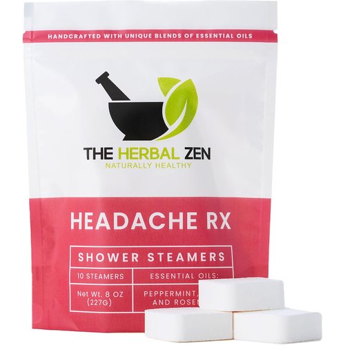 Head Hug Shower Steamers Aromatherapy for Relief - USA Made Valentines Day Gift for Her and Him - Peppermint & Rosemary Shower Bomb Tablets – Soothing Natural Essential Oils (10 Pack)