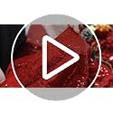 Sequin Tablecloth 90x132 Inch Red Glitter Rectangle Table Cover for Events - Variation of Red / 132" x 90"