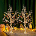 Artificial White Trees for Wedding Party Decor - 3.44ft Tall, 2 Pack - Indoor & Outdoor Use