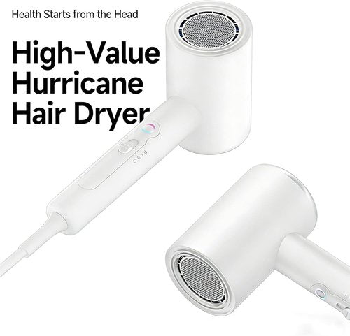Skiennix Ionic Hair Dryer - 2000W Foldable Travel Blow Dryer | Portable, Low Noise, Compact Design