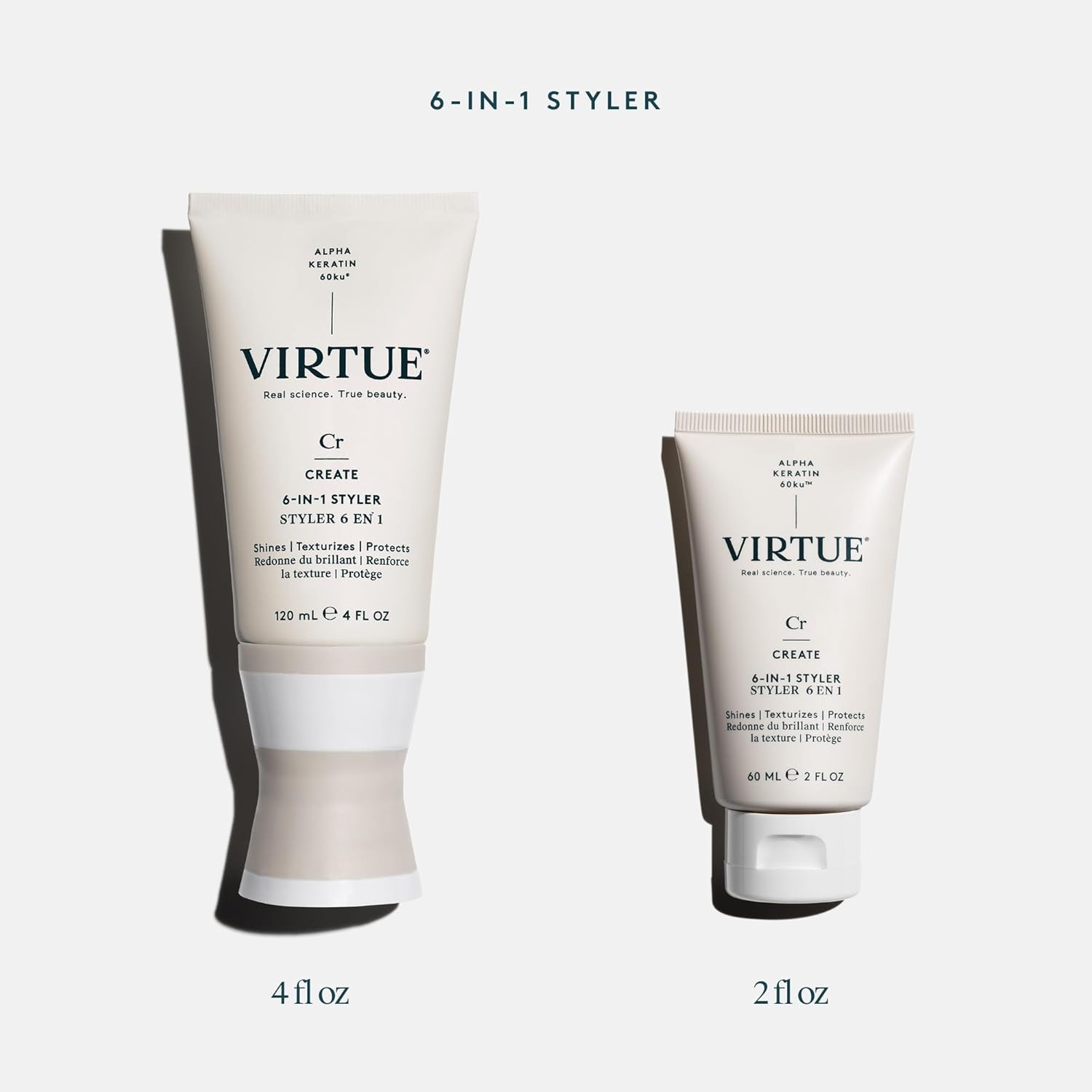 Virtue 6-in-1 Hair Styler | Versatile Styling Cream with Heat Protection for All Hair Types
