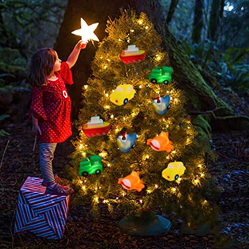 Transportation String Lights USB Powered - Kids Room & Holiday Decor - Collection of Aircraft, Train, Ship & Vehicle Shapes - Transportation Series