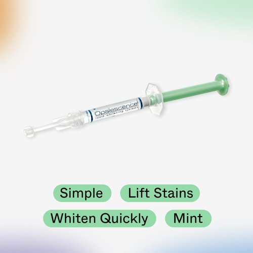 Opalescence 15% Gel Syringes Teeth Whitening Refill Kit - Low Sensivity (4 Syringes) - Cool Mint - Carbamide Peroxide - Made in The USA by Ultradent Tooth Whitening 5195-2