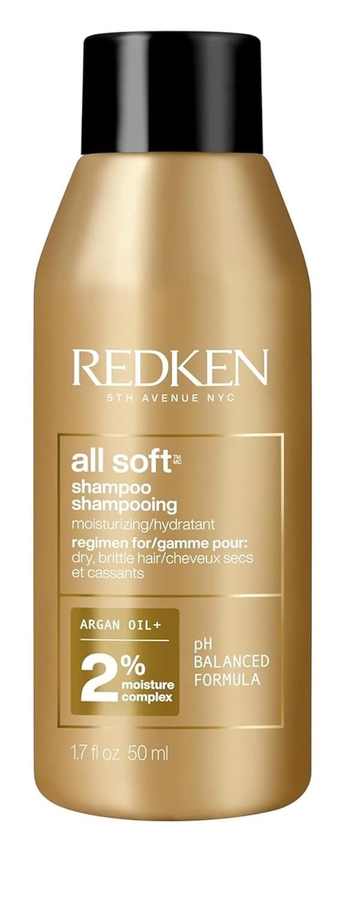 Redken All Soft Shampoo - Moisturizes & Hydrates Dry Hair with Argan Oil | Safe for Color-Treated Hair
