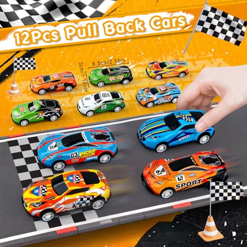 Race Car Party Favors Set for Kids - 150 Pieces Birthday Party Decorations