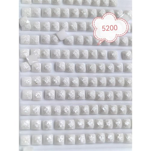 76000PCS Fairy Beads for Diamond Painting, Diamond Painting Accessories, 76 Colors Square Drills for Crafts, Bead Art or Nails Art, 2.5MM