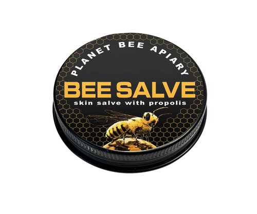 Hand Salve, Skin Care, Healing Balm, Dry Skin Salve with Beeswax and Propolis, Skin Repair, Moisturizer, All Natural, Planet Bee Apiary BEE SALVE (Original, 1oz)