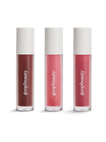 Goop Beauty Hydra-Barrier Gel Gloss Set of 3 - Hydrating Lip Gloss with Hyaluronic Acid & Vitamin E | Glaze, Blossom, Spice | 0.13 oz Each