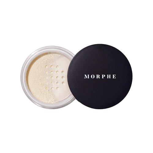 Morphe Bake & Set Translucent Setting Powder - Lightweight, Talc-Free Finishing Powder - Minimizes Shine for 24HR - Translucent (0.31 oz)