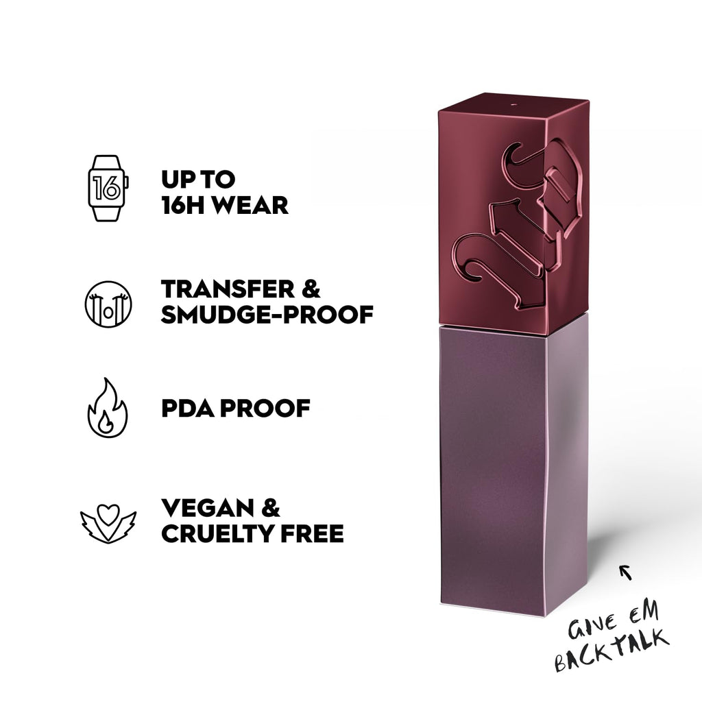 Urban Decay Vice Lip Bond Glossy Liquid Lipstick - Transfer-Proof, Hydrating Color, 16HR Wear | 0.14 fl oz