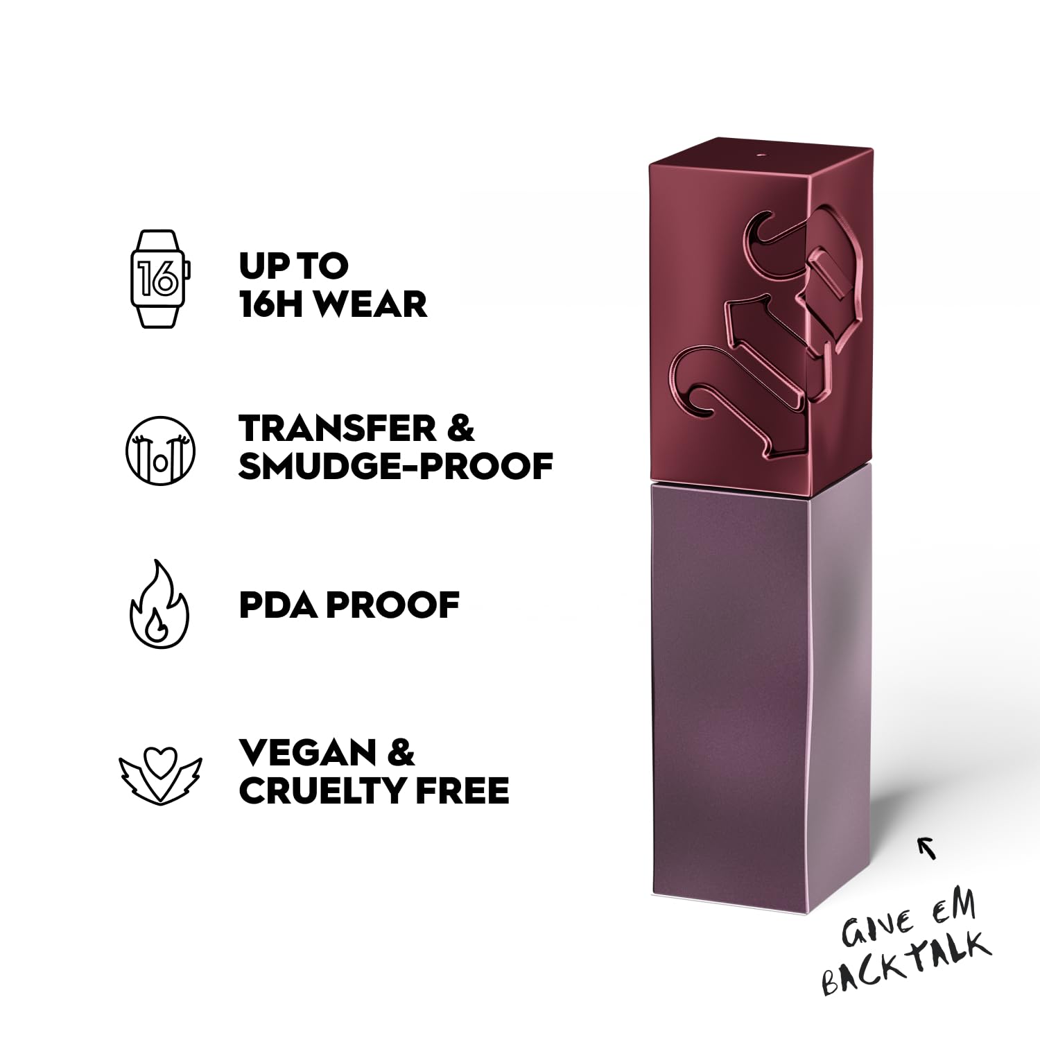 Urban Decay Vice Lip Bond Glossy Liquid Lipstick - Transfer-Proof, Hydrating Color, 16HR Wear | 0.14 fl oz