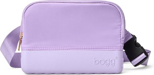 BOGG BAG - Lilac Crossbody Belt Bag - Durable Nylon with Adjustable Strap - 9in L x 3in W x 7in H