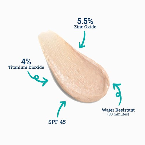 CoTZ Mineral Sunscreen Stick SPF 45 - Water Resistant Zinc Oxide Formula | Broad Spectrum Protection | 1 oz / 30 g