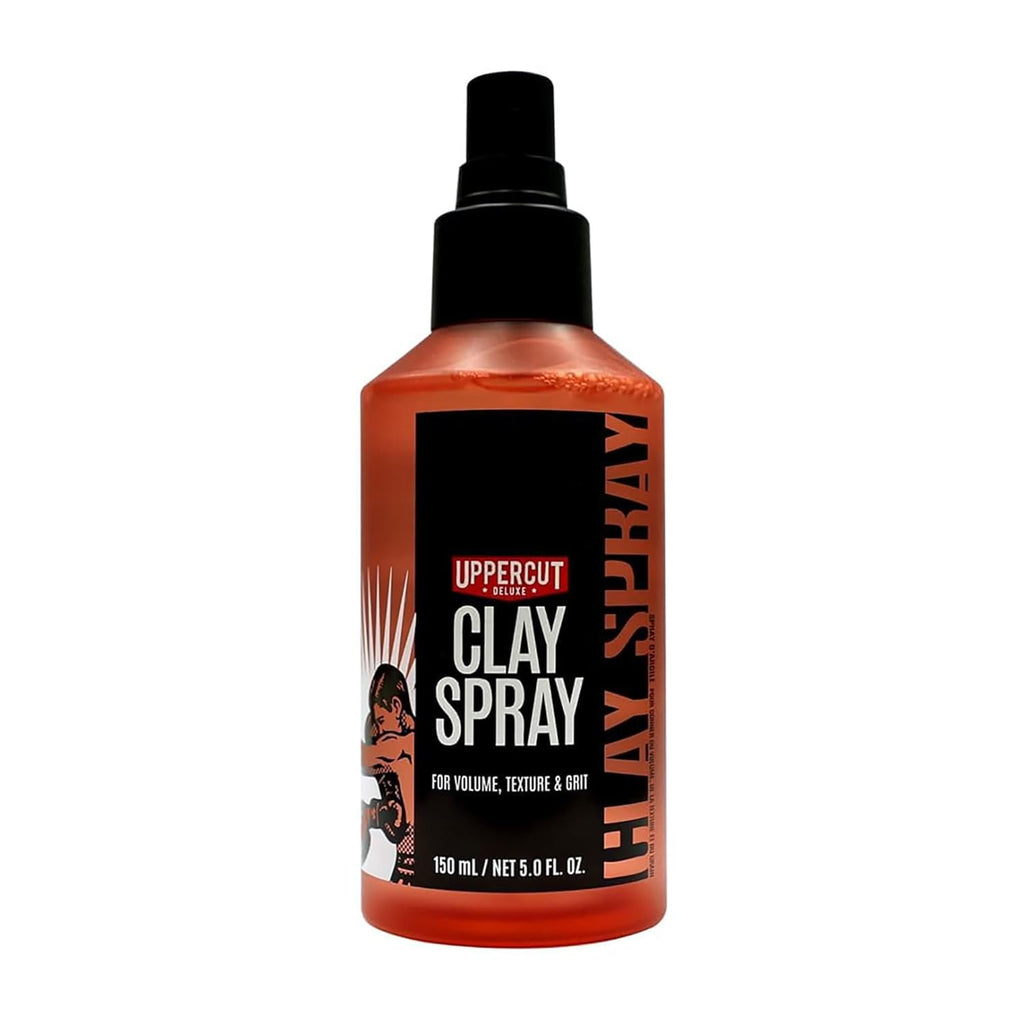 Uppercut Deluxe Clay Spray for Men - Texturizing Volume Spray with Natural Matte Finish | 5.0 oz for Medium to Long Hair