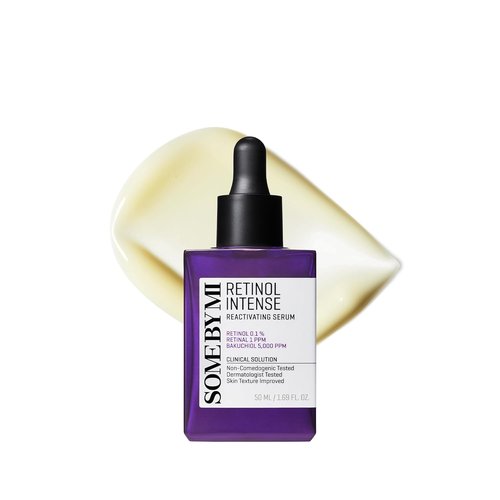 **SOME BY MI Retinol Intense Reactivating Serum - Korean Bakuchiol Formula for Firming Skin - 1.69oz (50ml)**