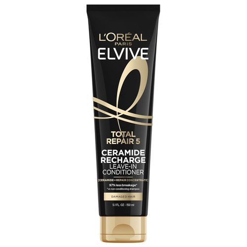 L'Oreal Paris Elvive Total Repair 5 Leave-In Conditioner - Protein Recharge & Heat Protectant, 5.1 Oz