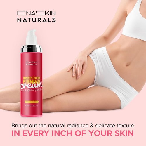 Enaskin Naturals Anti Cellulite Body Firming Cream: Cellulite Remover for Legs & Inner Thigh- Skin Tightening Lotion for Womens' Booty, Stomach & Belly with Acetyl Hexapeptide-8 & Caffeine, 100 ML