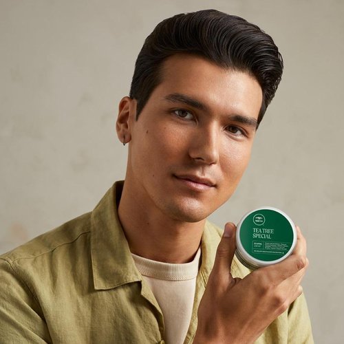 Tea Tree Shaping Cream - Hair Styling Cream for Long-Lasting Hold & Matte Finish | All Hair Types