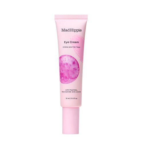 Mad Hippie Eye Cream - Anti-Aging Under Eye Cream for Dark Circles and Puffiness with Niacinamide, Peptides, Kakadu Plum & Licorice, Eye Treatment with Skin-Brightening Vitamin C, 0.5 Oz