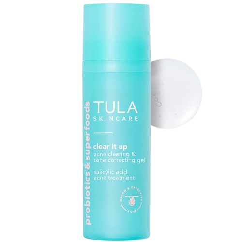 TULA Skin Care Clear It Up Gel - Acne Clearing & Tone Correcting with Salicylic Acid, 1 fl oz