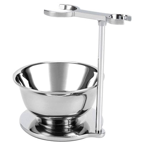 SANWA Deluxe Shaving Kit for Men,Stainless Steel Shaving Razor&Brush Stand Holder Soap Bowl Shave Brush Kit,Boyfriend Husband Dad Birthday Fathers Day for Him