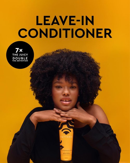 PATTERN Beauty Leave-In Conditioner - Rich Moisture for Curly & Coily Hair, 9.8 fl oz | Ideal for 3a to 4c Textures