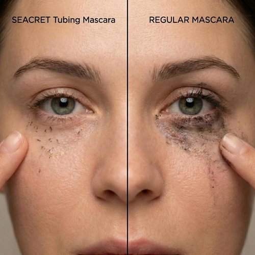 SEACRET Minerals Tubing Mascara - Volumizing & Thickening Formula, Non-Smudge, 0.28 OZ / 8 g