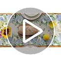 Hydrangea Wildflowers Table Runner 13x48 Inch - Blue Summer Decor