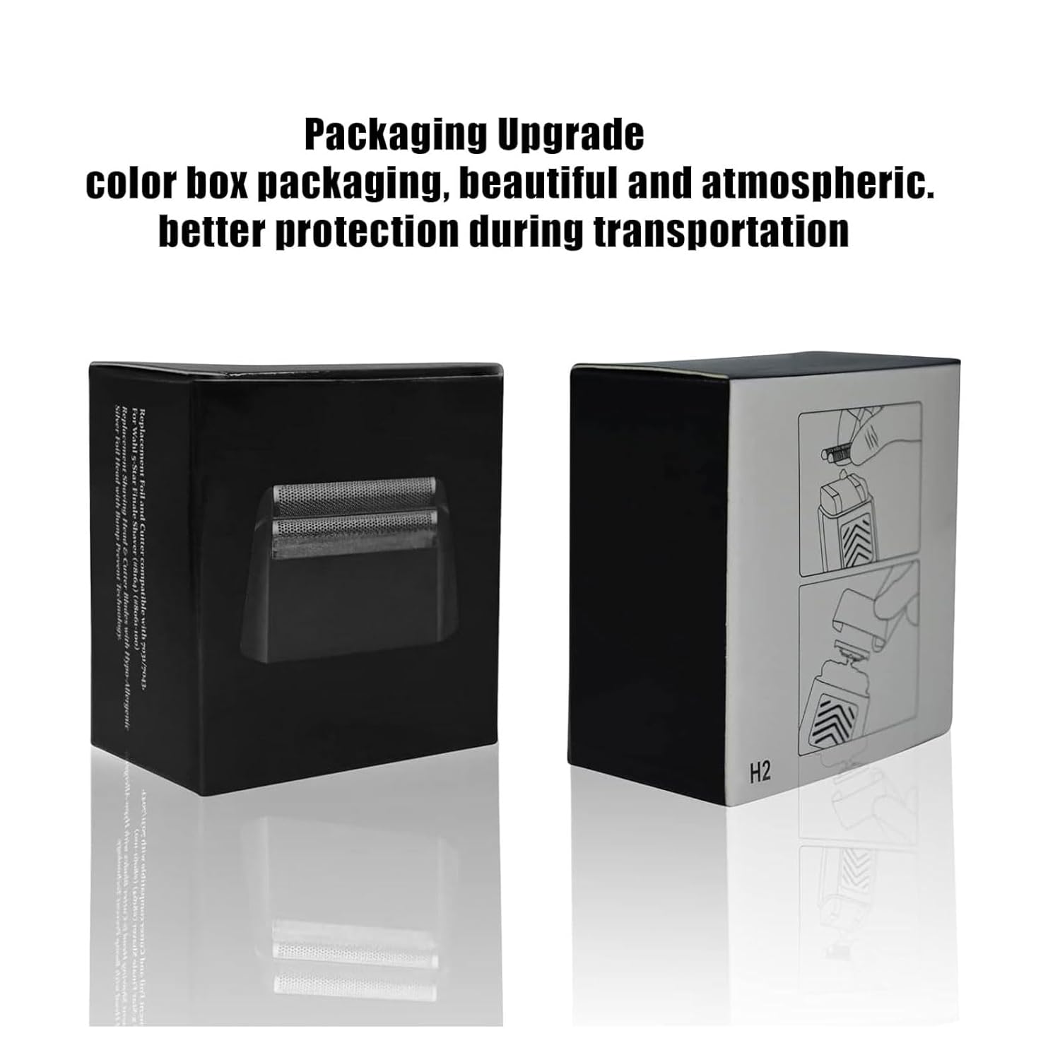 Wahl Shaver Foil Replacement - Super Close Foil Head Compatible with Models 07031-100 & 07043 | Black, 1 Pack