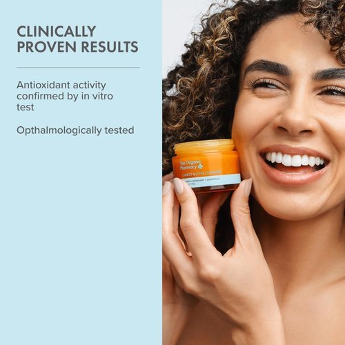 Organic Pharmacy Carrot Butter Cleanser - Balm to Oil Makeup Remover for All Skin Types | 1.18 Fl Oz