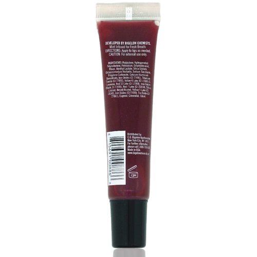 C.O. Bigelow Plum Mentha Lip Tint Trio, Pack of 3 Purple Tinted Lip Gloss with Peppermint Oil, High Gloss Shine Finish, 0.5 oz