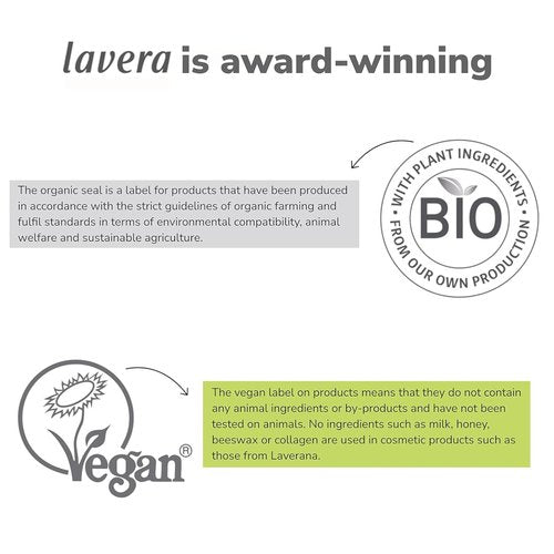 Lavera Glow by Nature Serum - Radiant Face Serum with Q10 & Vitamin C - Anti-Wrinkle Moisturizer - 1 Fl Oz