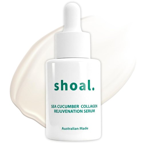 Shoal Sea Cucumber Collagen Serum - Firming & Hydrating Anti-Aging Serum with Peptides & Hyaluronic Acid (30ml)