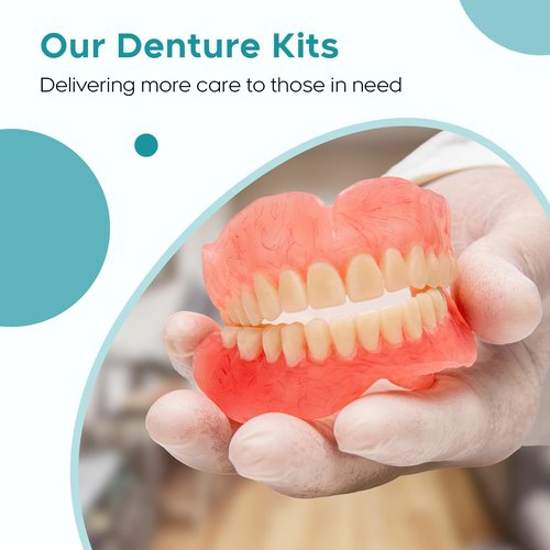 Dentures DIY Kit, Create Your Perfect Smile at Home: DIY Denture Fake Teeth Kit - Easy, Affordable, and Customizable Denture Solution-AEE1115