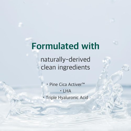 ROUND LAB Pine Calming Cica Pad 50pcs, 7cm Wide Cooling and Soothing Toner Pads with Pine Cica, BHA + LHA, and Hyaluronic Acid for Heated, Acne-Prone Skin, Multi-Zone Hydration, Korean Skincare
