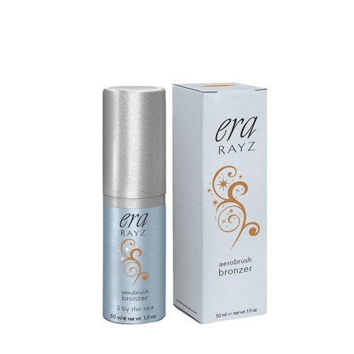 ERA Rayz spray on bronzer (3 By The Sea, 1.5 oz) - airbrush makeup, everyday, buildable, professional aerobrush cosmetics by Era Beauty