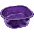ForPro Universal Pedi Bath Liners - 50% THICKER - Fit Footsie Bath Plus Foot Bath, Disposable Pedicure Foot Tub Liners for Foot Spa Basins & Foot Bath Soaks, Purple, 100-Count