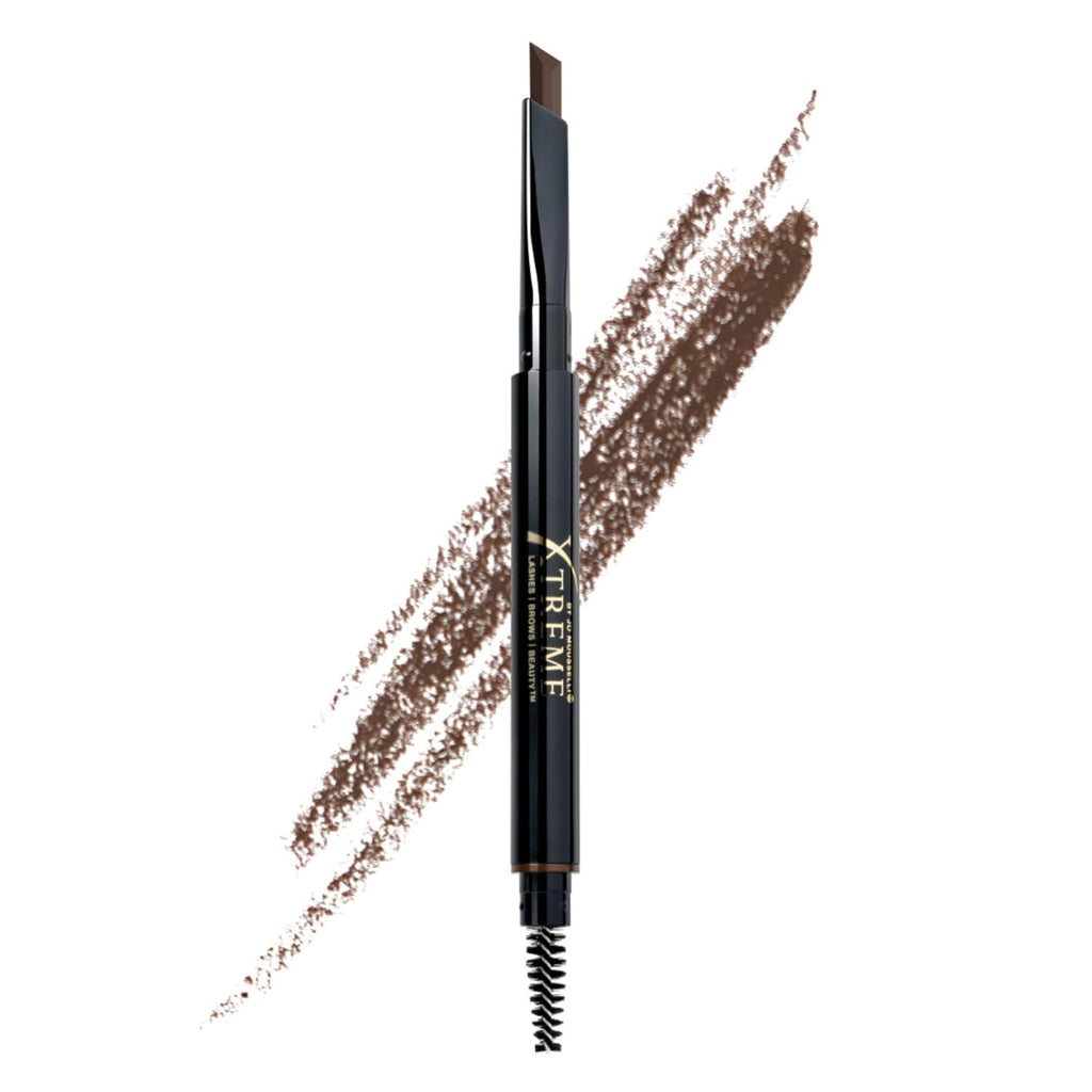 Xtreme Lashes Arch Defining Brow Pencil - Medium Brown, Waterproof & Smudge-Proof, Vegan Formula