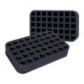 LANDFOBO Essential oils Organizer Holder Foam Pad with Slots, Holds 40 bottles of 10ml、15ml Bottles, Removable Dividers，Black