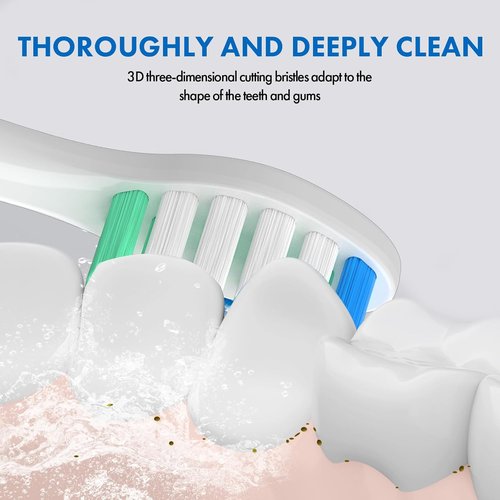 Philips Sonicare Replacement Toothbrush Heads - 10 Pack Soft Electric Brush Heads for Optimal Plaque Control | Compatible with HX9023/65 Models