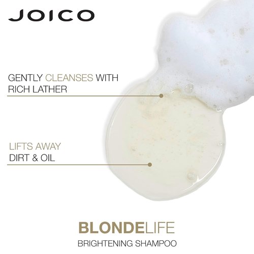 Joico Blonde Life Brightening Shampoo & Conditioner - Sulfate-Free Formula for Soft, Smooth Blonde Hair